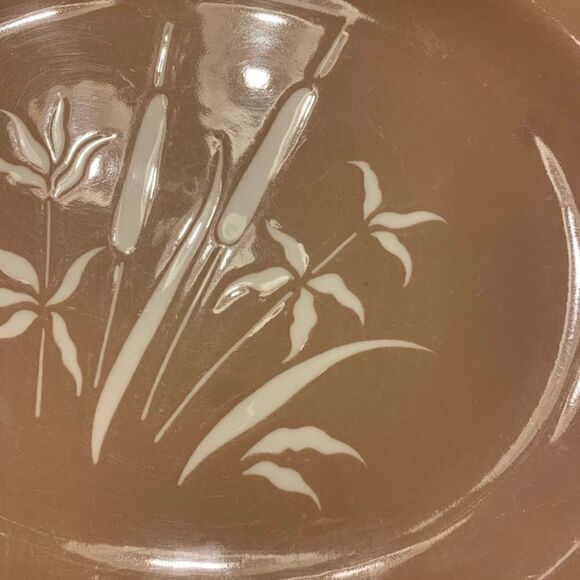 Vintage Harmony House Marshland 4638 Platter Beige - Picture 3 of 12